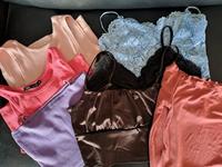 Paket 7 Tops ZARA H&M Shein glänzend sportlich mit Spitze Gr XS Baden-Württemberg - Leinfelden-Echterdingen Vorschau