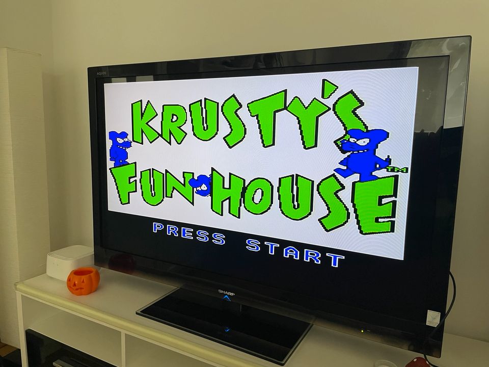 Nes Nintendo Spiel Krusty‘s Fun House in OVP in Reinbek