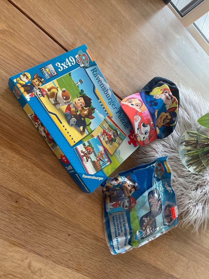 Paw Patrol - Set * Cap * Puzzle * Sonnenschutz *