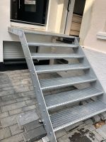 Treppe Stahl verzinkt, 6 Stufen, Podest, Metall, 2,70m lang 1,30h Baden-Württemberg - Achern Vorschau
