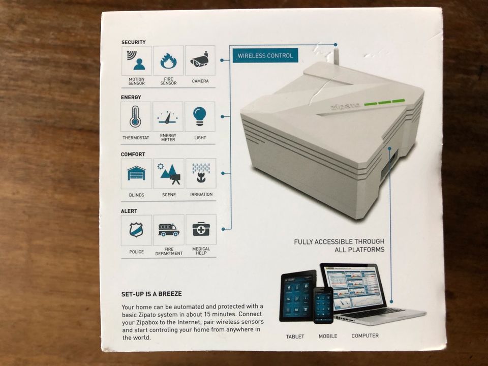 Zipato, Zipabox, Smart Home Controller, unbenutzt in Hamburg