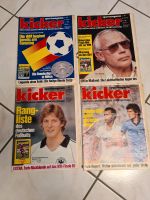 4x Kicker Sportmagazin Nr. 4, Nr. 20, Nr. 58, Nr. 62 1982 Hessen - Einhausen Vorschau