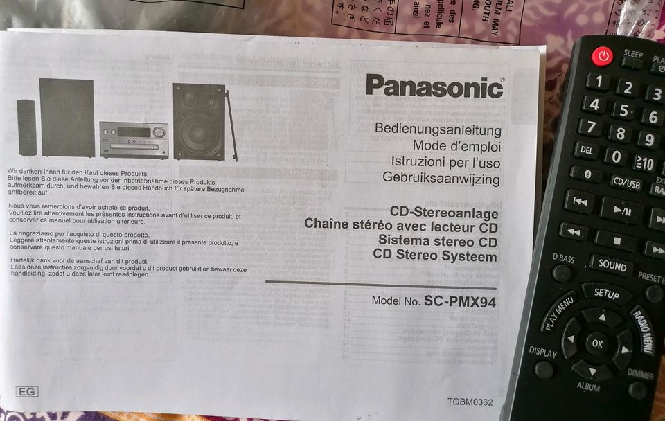 Panasonic Kompaktanlage SC-PMX94EG-K schwarz neu OVP in Berlin