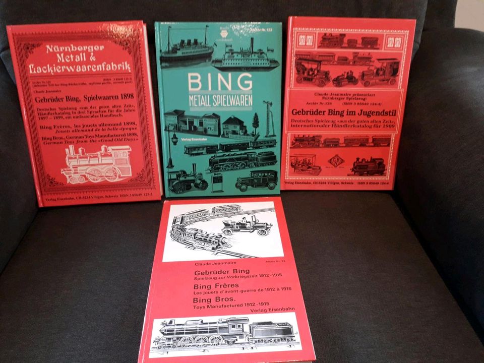 Gebrüder Bing Spielwaren Bücher - Archiv Nr. 29 - 123 - 124 - 125 in Wettenberg