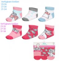 Aristocats Sneaker Socken 3er Pack 23-26 27-30 31-34 Niedersachsen - Lengede Vorschau