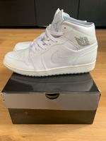 Jordan 1 Mid Weiß Wolf Grau (2016) US 10 Bayern - Immenstadt Vorschau