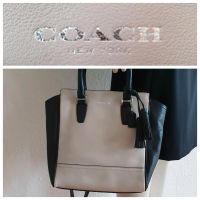 Coach Handtasche creme schwarz Schulterriemen Bayern - Heßdorf Vorschau