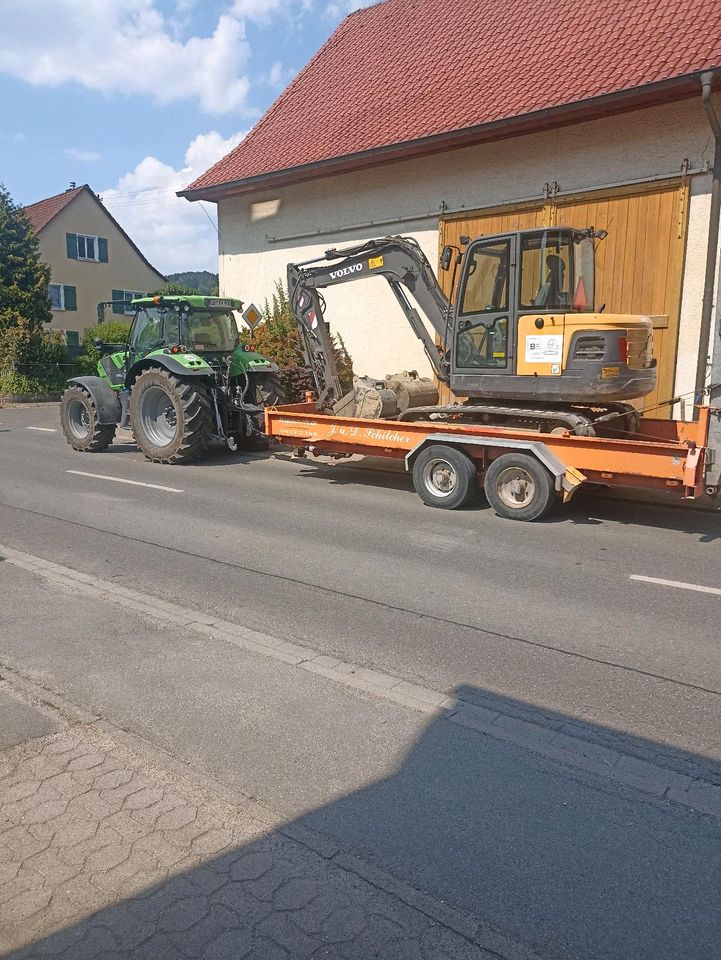 Bagger Minibagger Mietbagger Vermietung Baggerverleih Baumaschine in Markdorf