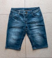 Jeans Shorts Gr. 38 blau used Look Gr. M kurze Hose destroyed Nordrhein-Westfalen - Rhede Vorschau