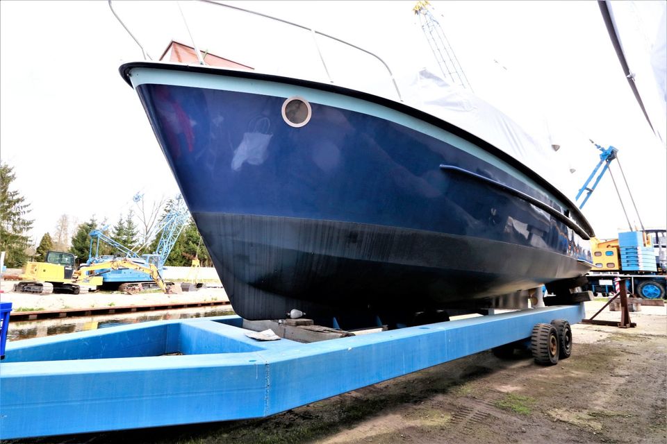 Verkaufe Stahlboot/ Stahlkajütboot sehr gepflegt mit Liegeplatz in Sohland