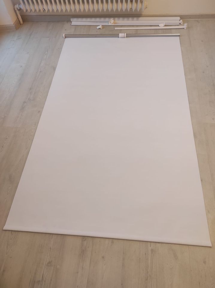 Rollo, verdunkelnd, weiß, 120 x 195, 2 Stück in Scherstetten