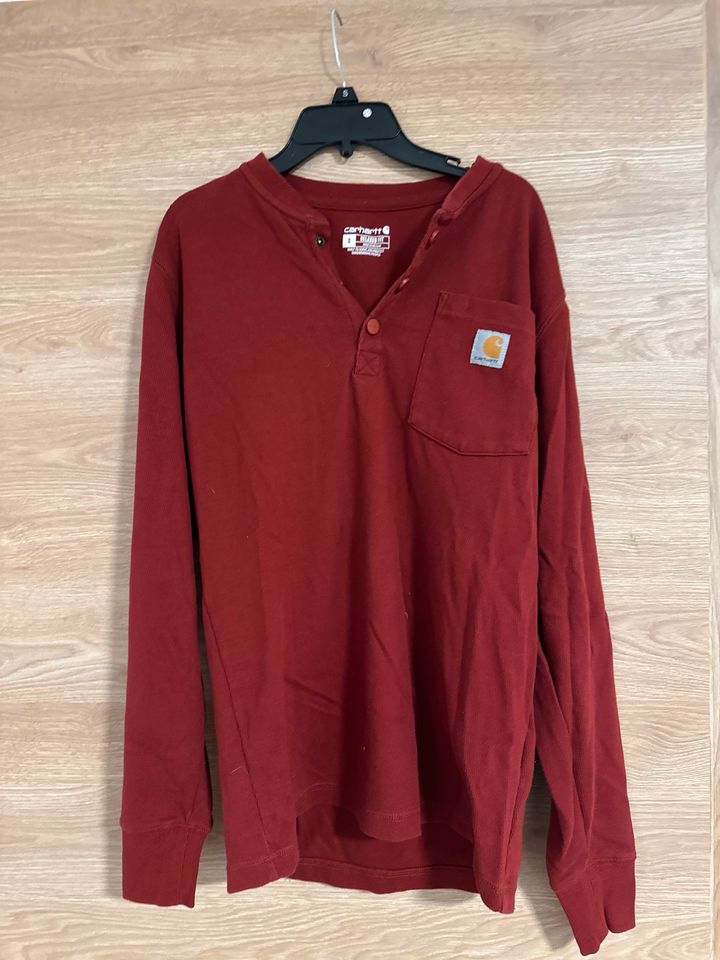 Carhartt Long Sleeves Größe S in Moos