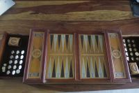 Backgammon aus Massiven Holz Excalibur Franklin Mint 1986 Hessen - Rodgau Vorschau