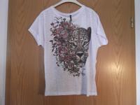 T-Shirt Ausbrenner weiß Animal wie neu GR. S Bayern - Mertingen Vorschau