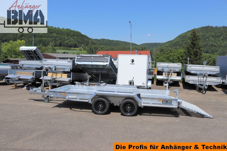 Hapert PKW-Anhänger Maschinentransporter 3500kg 405x179 ALUBODEN in Mühlhausen im Täle