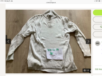 Pullover mit Kragen Joy Größe 38 weiß Hessen - Pohlheim Vorschau