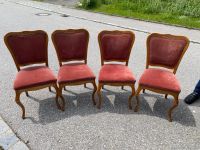4 Holz Stühle mit Polster Bayern - Wasserburg am Inn Vorschau