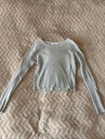 Stradivarius Langarmshirt Cropped Pullover Grösse M grau Saarland - Homburg Vorschau
