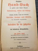 Uralt antiquarisch Tägliches Handbuch in guten und bösen Tagen Baden-Württemberg - Bempflingen Vorschau
