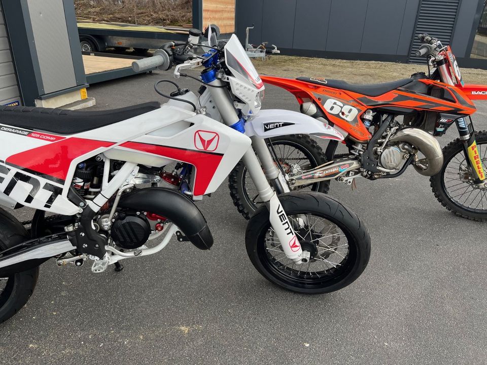 KTM EXC - SX 125 Supermoto, Moto Cross, Enduro, Vent 125 in Wiesau