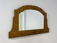 WMK Formschöner und gut erhaltener Biedermeier Spiegel, vermutlich von einer Anrichte, mit Holzrahmen und geschliffenem Kristallglas # Wandspiegel Flurspiegel Mirror Vintage Antik - Lieferung möglic Friedrichshain-Kreuzberg - Friedrichshain Vorschau