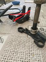 Simson Teile Motorhalter Gabelführung Fußrastenträger ori DDR Sachsen-Anhalt - Merseburg Vorschau