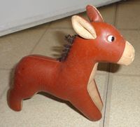 Antik Spielzeug Leder Pferd / Esel Antikspielzeug Dortmund - Kirchlinde Vorschau