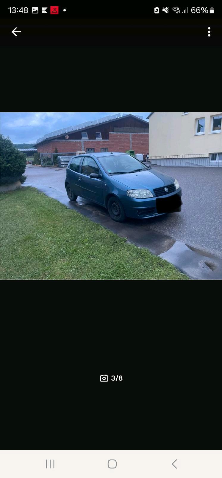 Abbildung des Autos Fiat Punto sofort Fahrbe…