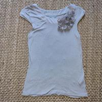 Shirt mit 3D Blüten H & M Hessen - Hünfelden Vorschau