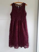 weinrotes Spitzenkleid Gr. 40 Niedersachsen - Stelle Vorschau
