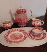 Englisches Geschirr rot Pallisy Pottery 31Teile  alt Herzogtum Lauenburg - Wentorf Vorschau