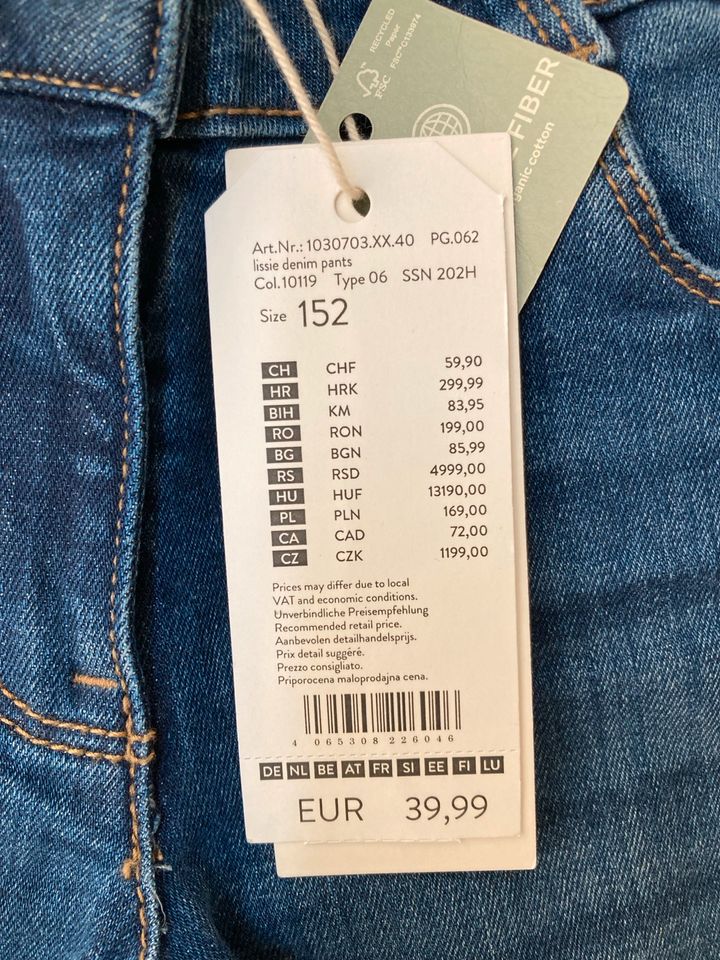 Tom Tailor Lissie Jeans M 152 NEU mit Etikett in Lemwerder