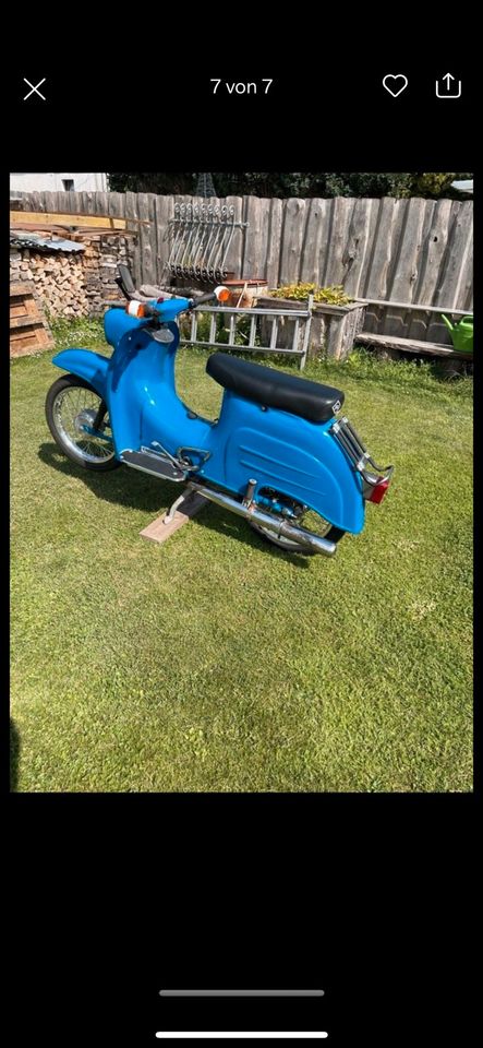 Simson Schwalbe KR51/1 mit Original DDR Papieren 12 Volt in Hermsdorf