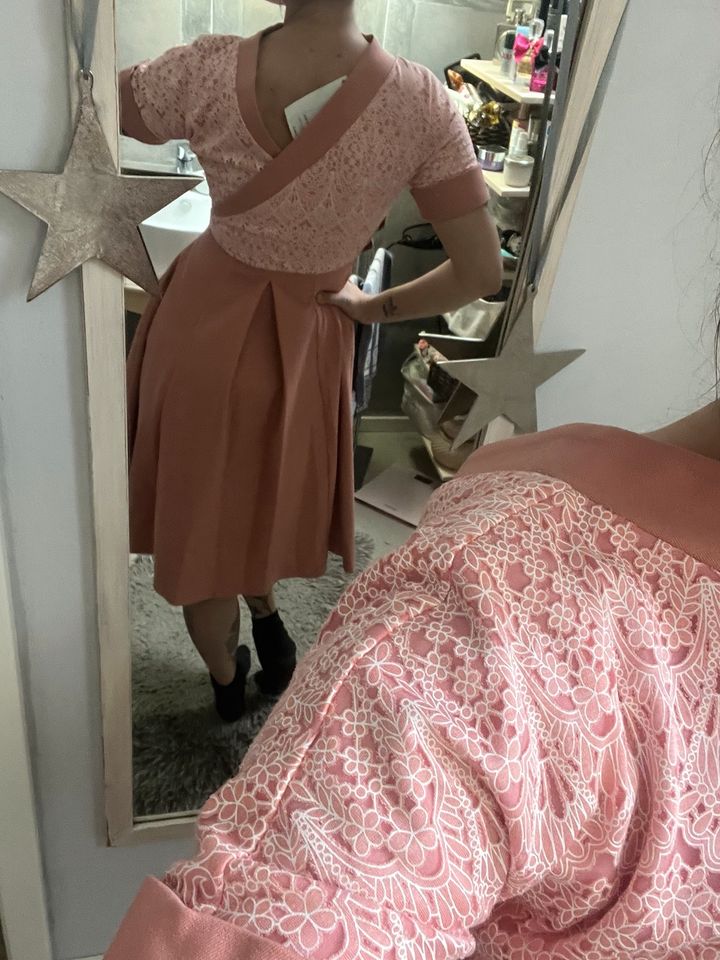 Retro Vintage Kleid altrosa von Miss Candyfloss Größe XS 36 in Herford