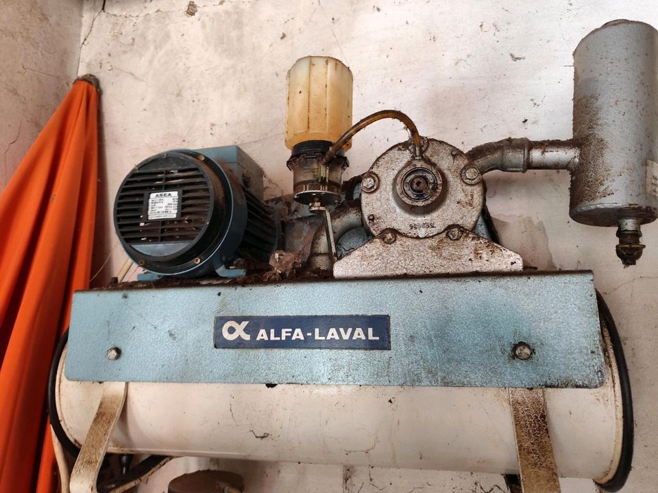 Alfa-Laval Melkmaschine in Marienmünster