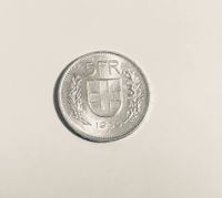 5 Franken 1965 B Schweiz Wilhelm Tell 15 g .Silber 835, vorzügl. Nordrhein-Westfalen - Eschweiler Vorschau
