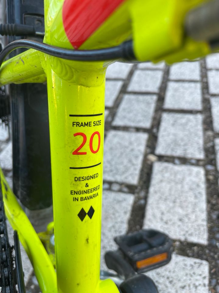 Cube Kids kid 200 bike MTB 20 Zoll gelb Kinder Fahrrad in Königsbrunn