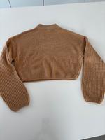 H&M cropped pullover Blogger beige Bayern - Gilching Vorschau