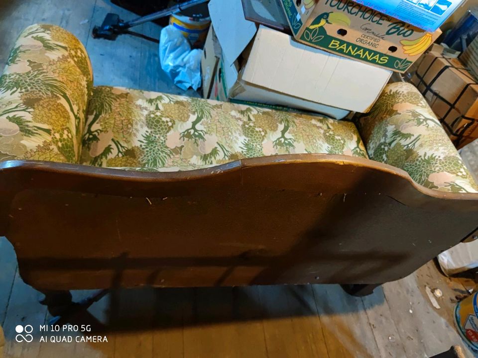 50er-60er Jahre Couch 2 -3 Sitzer gute Zustand Antik in Heimsheim