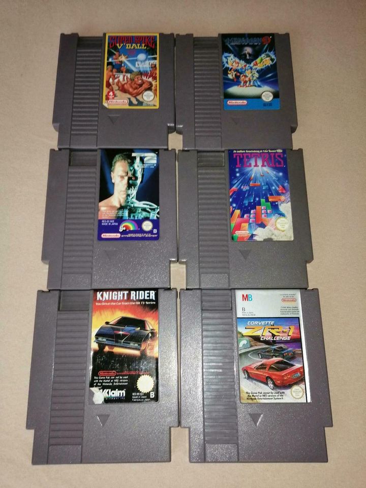 Diverse NES Spiele PAL in Baltmannsweiler