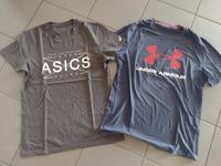UNDER ARMOUR + ASICS 2 x T-Shirt Gr. M Saarland - Saarwellingen Vorschau