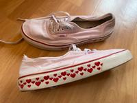 Pink Vans Herzen Gr. 39 Damen Bayern - Bad Aibling Vorschau