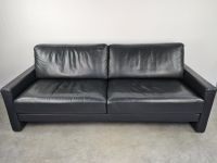 ROLF BENZ Designer Echt Leder Couch Sofa 2-Sitzer schwarz TOP Kr. München - Putzbrunn Vorschau