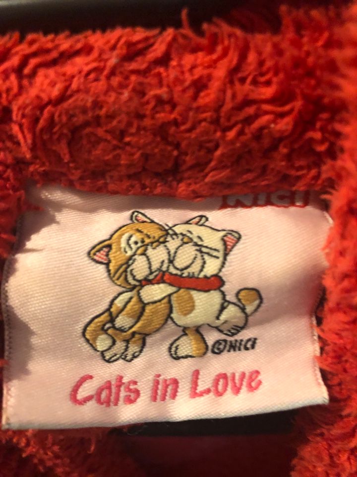 NICI Bademantel „Cats in love“ 158/164 in Kettig