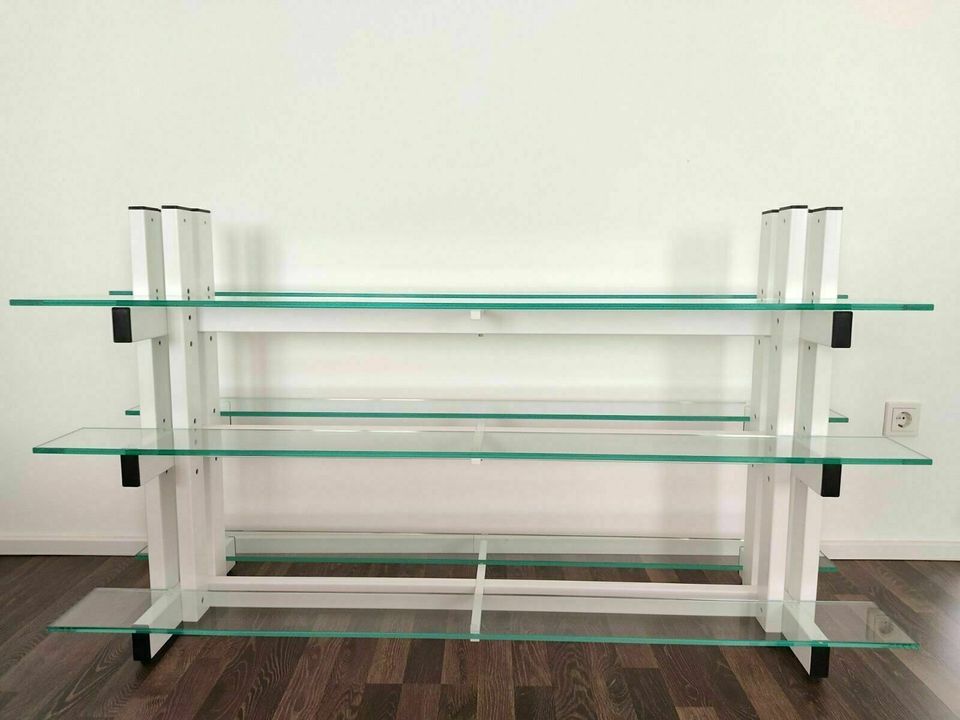 Hifi Regal Rack Glas Hifirack TV Sideboard Fernseher Lowboard in Hannover