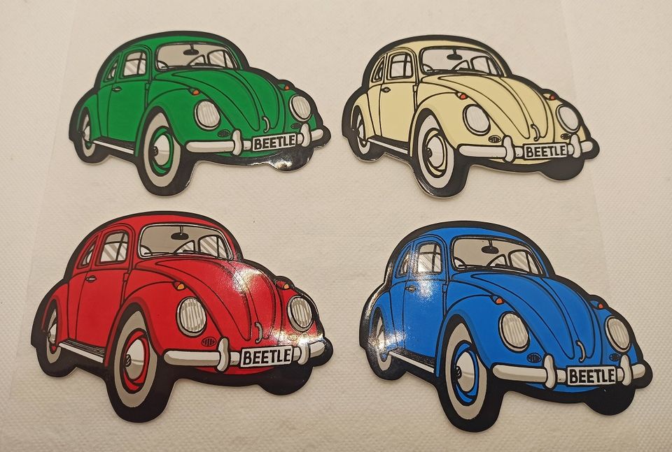 VW Käfer, Beetle Getränke Untersetzer, Soft PVC, neu in Dautphetal