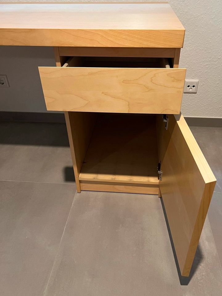 IKEA MALM Schreibtisch (Birkenfurnier) in Oftersheim