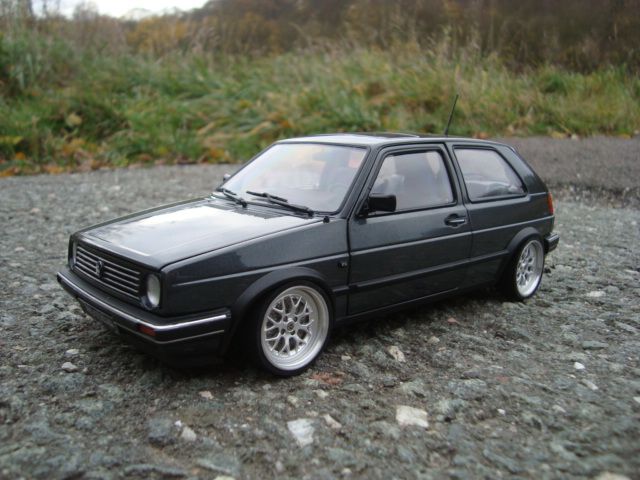 1:18 VW Golf 2 Country mit 18 Zoll Hamann BBS Echt Alu Felgen