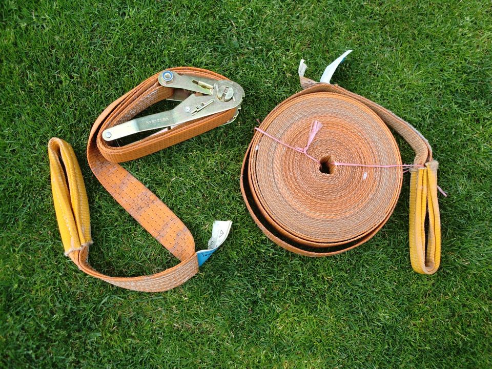 SLACKLINE SET 20 m - in orange - gebraucht aber in Ordnung in Lübben