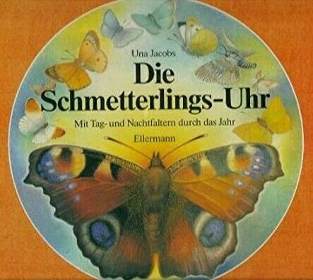 TOP☆Die Schmetterlings-, Sonnen-, Früchte & Samen-, gr. Naturuhr in Utting